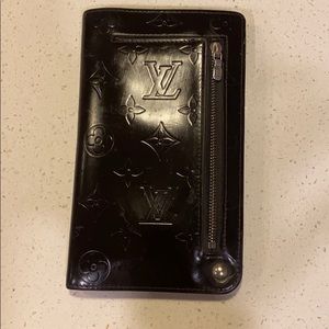 Brown Leather LV wallet